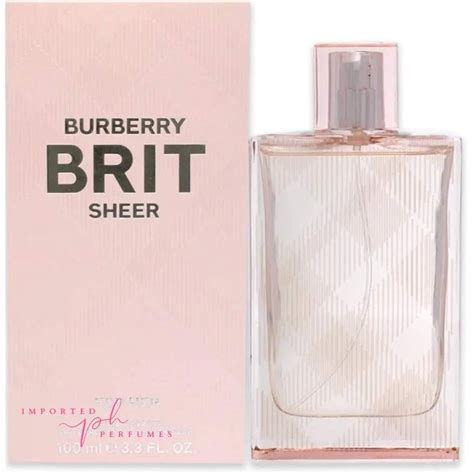 Burberry sheer perfume set